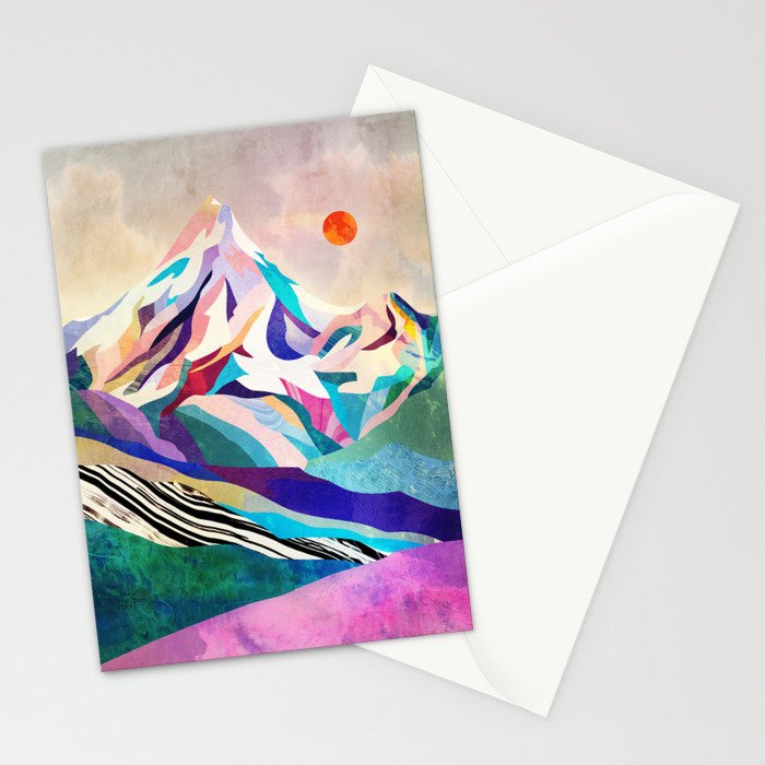 Mountain peak Stationery Card Gallery Image 2