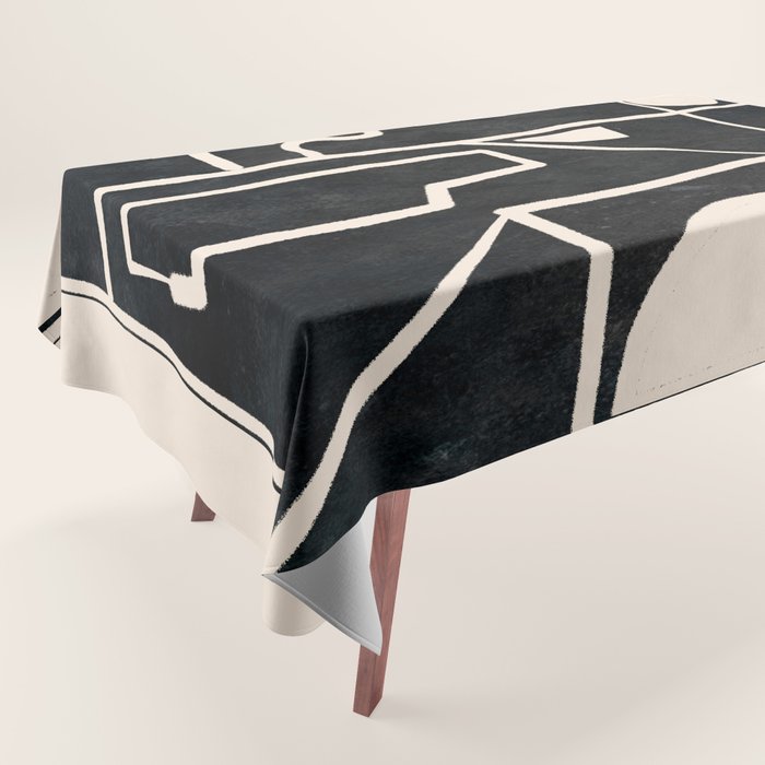 Modern Abstract Minimal Shapes 39 Tablecloth Gallery Image 1