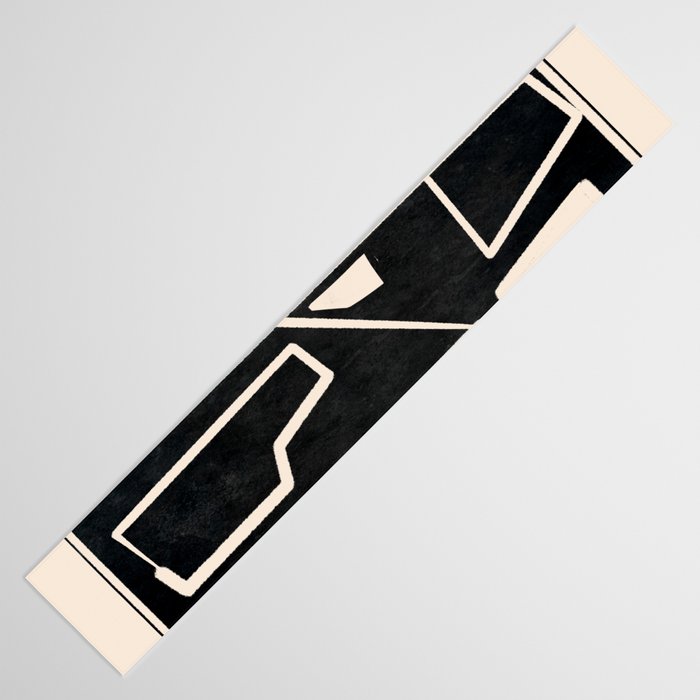 Modern Abstract Minimal Shapes 39 Table Runner Gallery Image 3