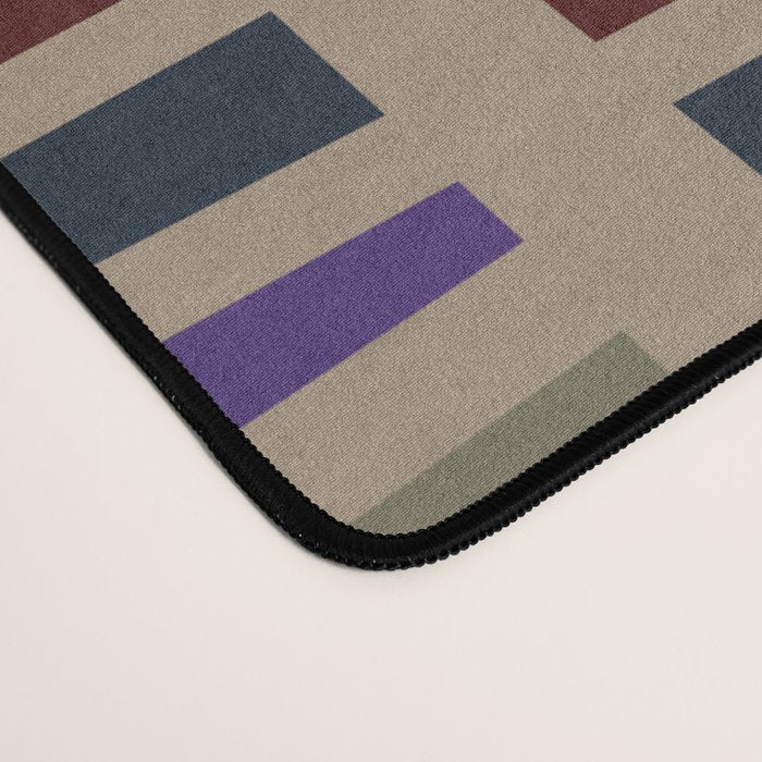 Geometric Fall Hues Desk Mat Gallery Image 4