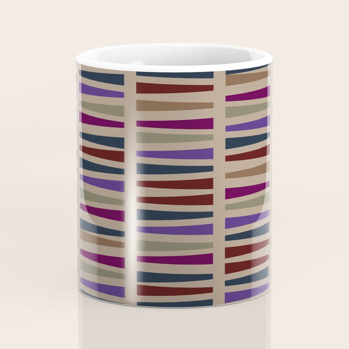 Geometric Fall Hues Coffee Mug Gallery Image 4
