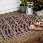 Geometric Fall Hues Outdoor Rug Gallery Image 2