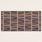 Geometric Fall Hues Desk Mat Gallery Image 3