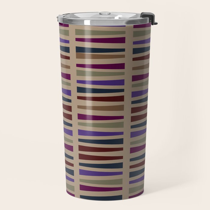 Geometric Fall Hues Travel Mug Gallery Image 2