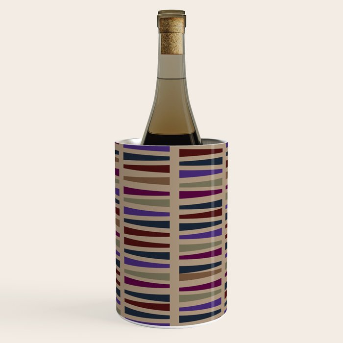 Geometric Fall Hues Wine Chiller Gallery Image 2