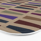 Geometric Fall Hues Bath Mat Gallery Image 3