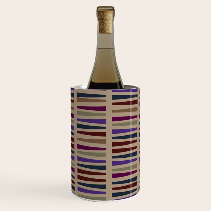 Geometric Fall Hues Wine Chiller Gallery Image 3