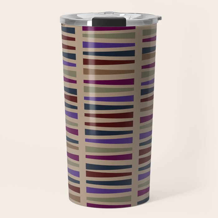 Geometric Fall Hues Travel Mug Gallery Image 1