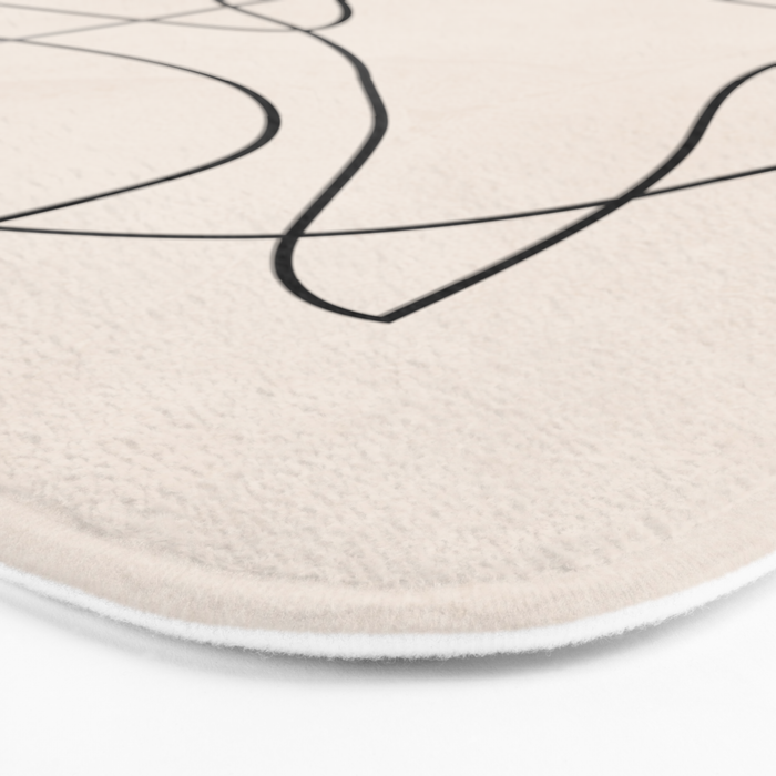 Abstract Line I Bath Mat Gallery Image 3