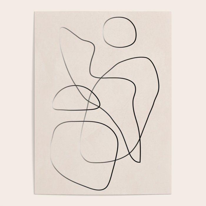 Abstract Line I Poster Gallery Image 1