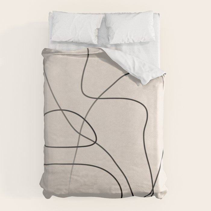 Abstract Line I Duvet Cover Gallery Image 6