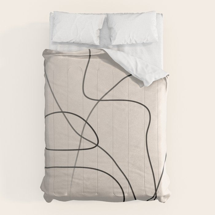Abstract Line I Comforter Gallery Image 6