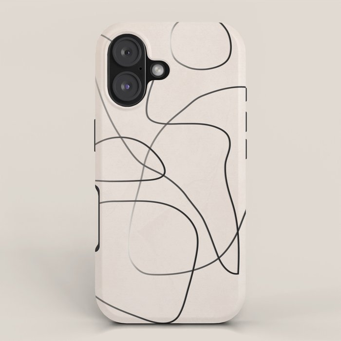Abstract Line I iPhone Case Gallery Image 1