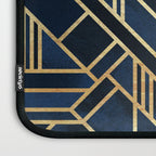 Art Deco Fancy Blue Laptop Sleeve Gallery Image 3