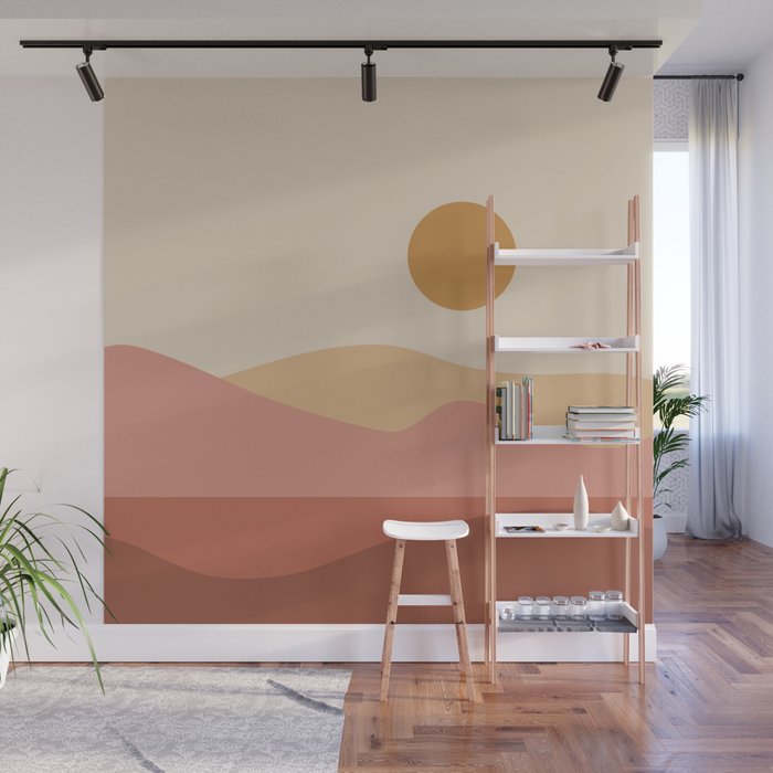 Geometric Landscape 23A Wall Mural Gallery Image 1