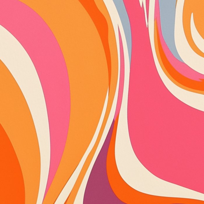 Abstract Swirl Groovy Retro 70s Coffee Mug Gallery Image 2