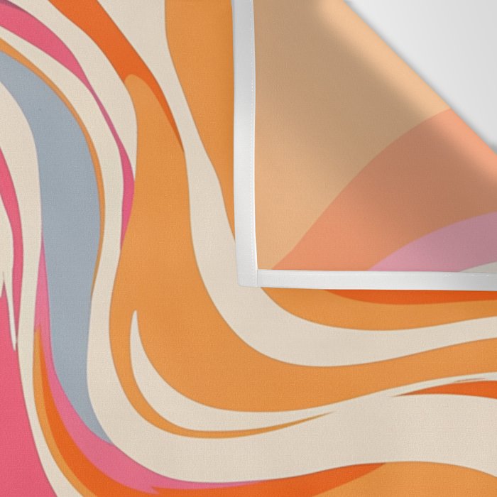 Abstract Swirl Groovy Retro 70s Wall Tapestry Gallery Image 3