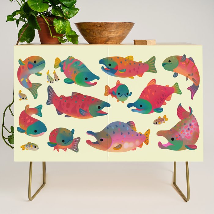 Salmon day Credenza Gallery Image 1