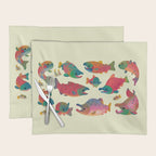 Salmon day Placemat Gallery Image 1