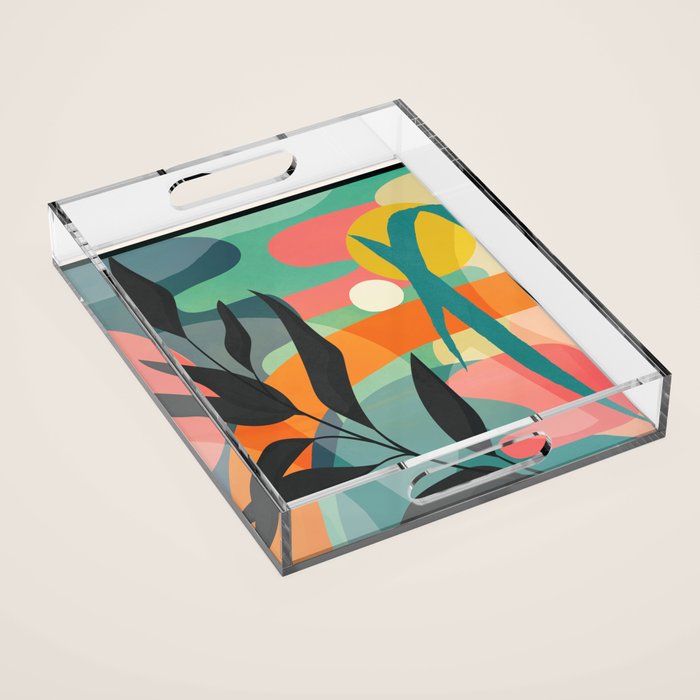 Sunrise Garden 11 Acrylic Tray Gallery Image 1