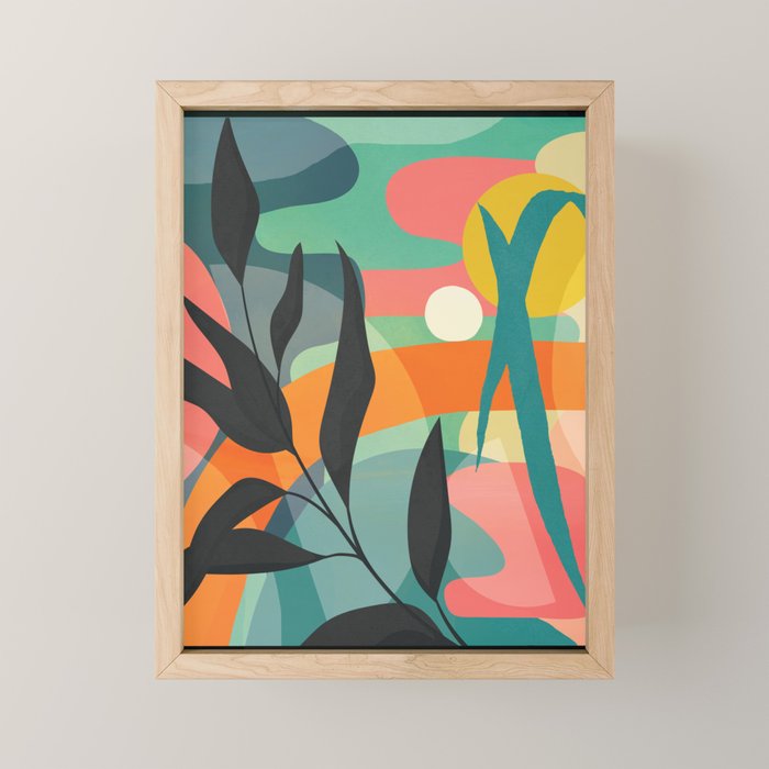 Sunrise Garden 11 Mini Art Print Gallery Image 1