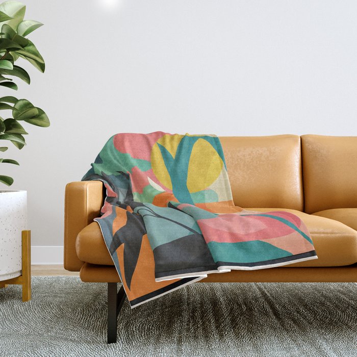 Sunrise Garden 11 Throw Blanket Gallery Image 1