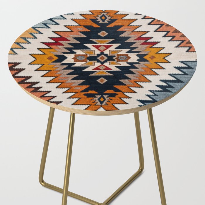 Southwestern Colorful Bohemian Side Table Gallery Image 2