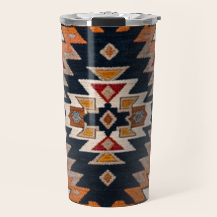 Southwestern Colorful Bohemian Travel Mug Gallery Image 1
