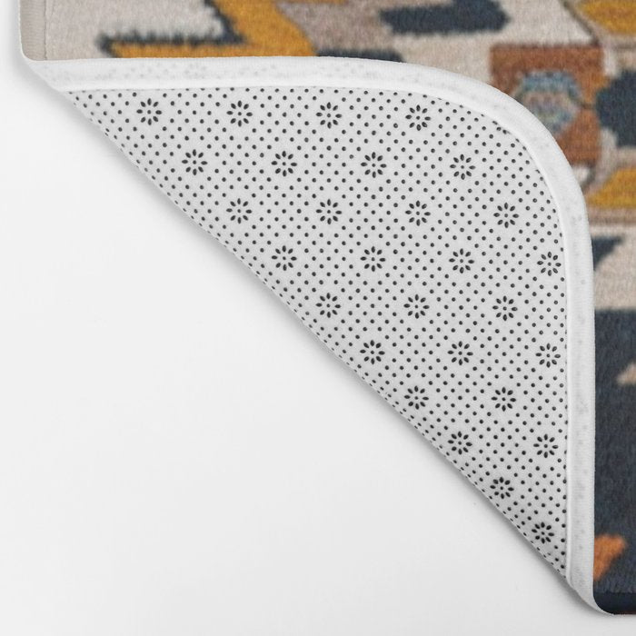 Southwestern Colorful Bohemian Bath Mat Gallery Image 2
