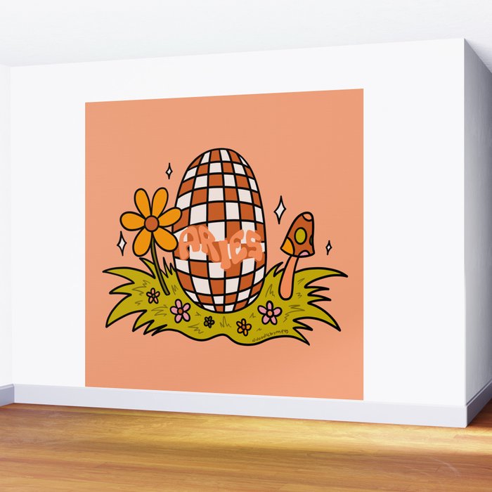 Aries Easter Egg Wall Mural Gallery Image 2