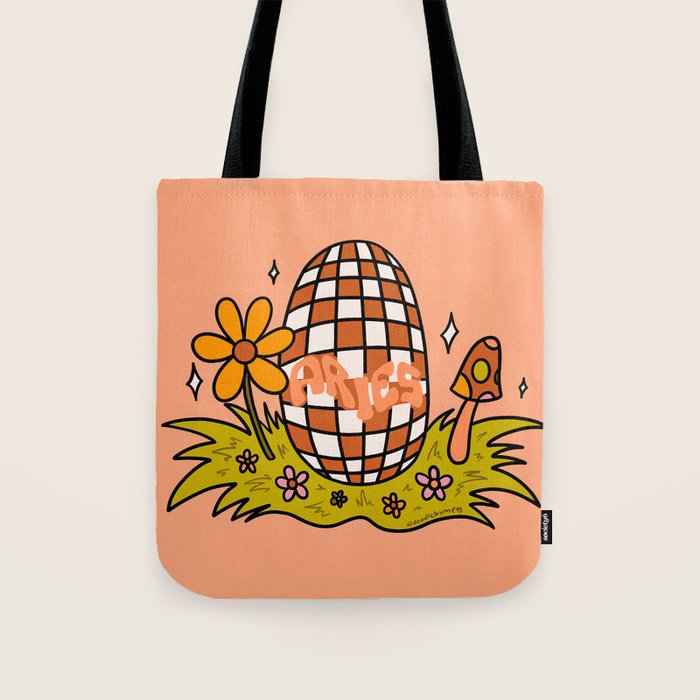 Aries Easter Egg Tote Bag Gallery Image 1