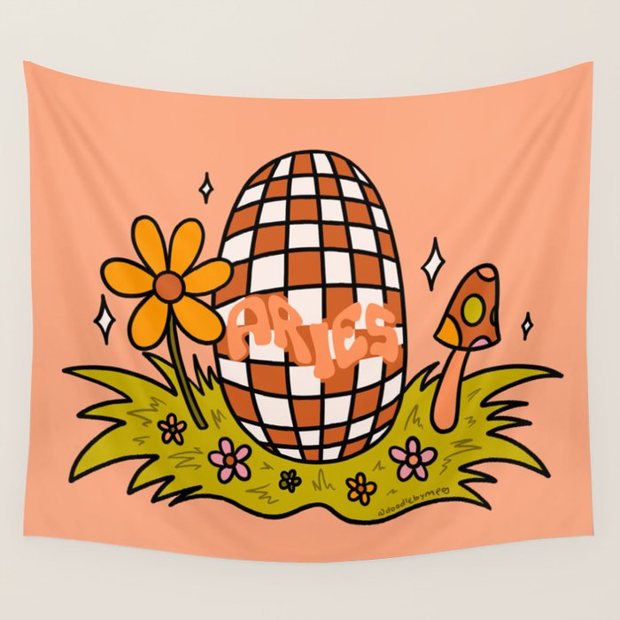 Aries Easter Egg Wall Tapestry Gallery Image 1