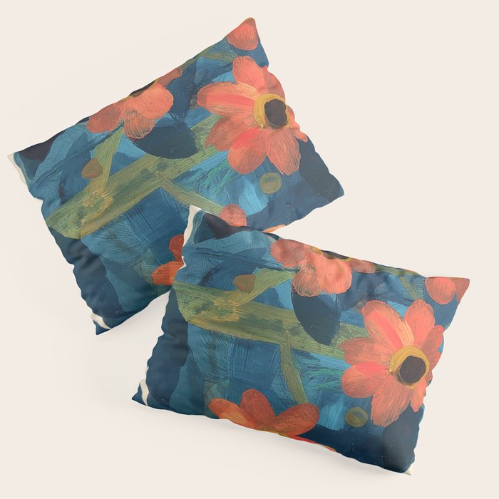 Mexican Sunflower Study Pillow Sham Gallery Image 3