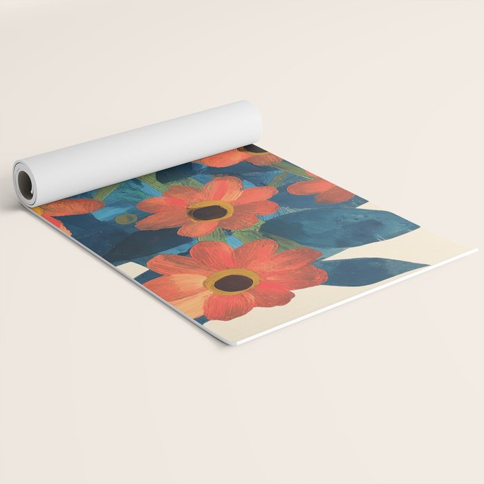 Mexican Sunflower Study Yoga Mat Gallery Image 2