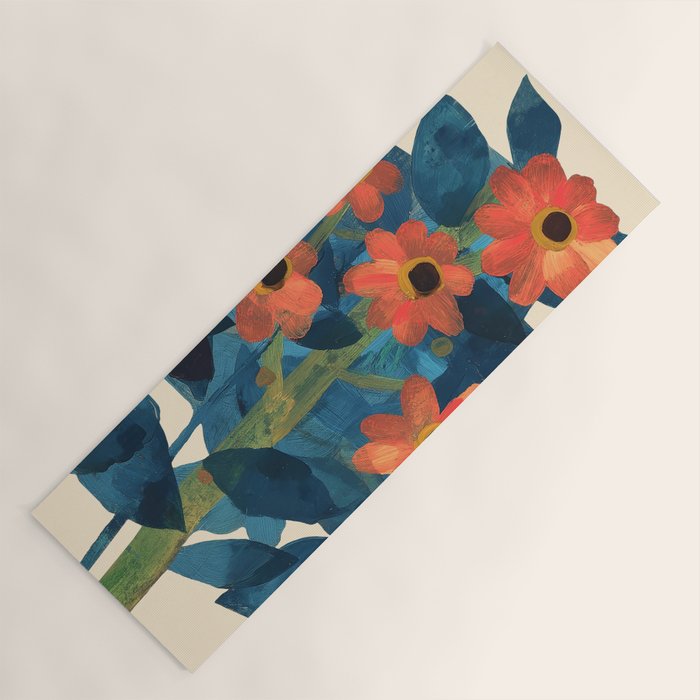 Mexican Sunflower Study Yoga Mat Gallery Image 1
