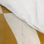Warped Checkerboard - Gold Orange Comforter Gallery Image 4
