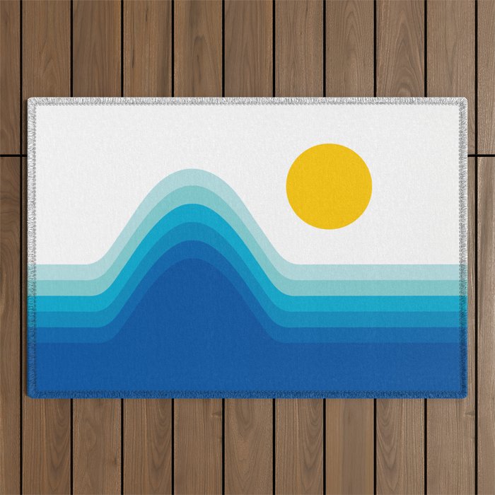 Ocean Horizon Outdoor Rug Gallery Image 1