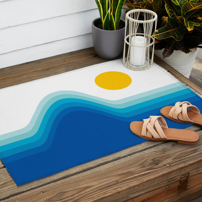 Ocean Horizon Outdoor Rug Gallery Image 2