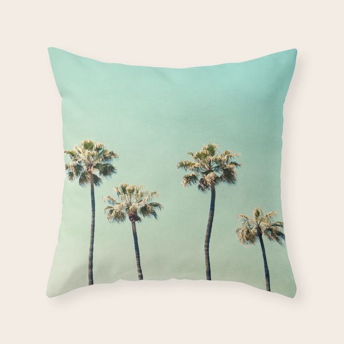 Palm Tree Photography Throw Pillow Gallery Image 6