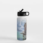 Lake Braies in Autumn - Dolomites Nature Photography Print Water Bottle Gallery Image 1