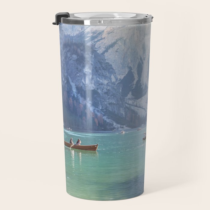 Lake Braies in Autumn - Dolomites Nature Photography Print Travel Mug Gallery Image 3