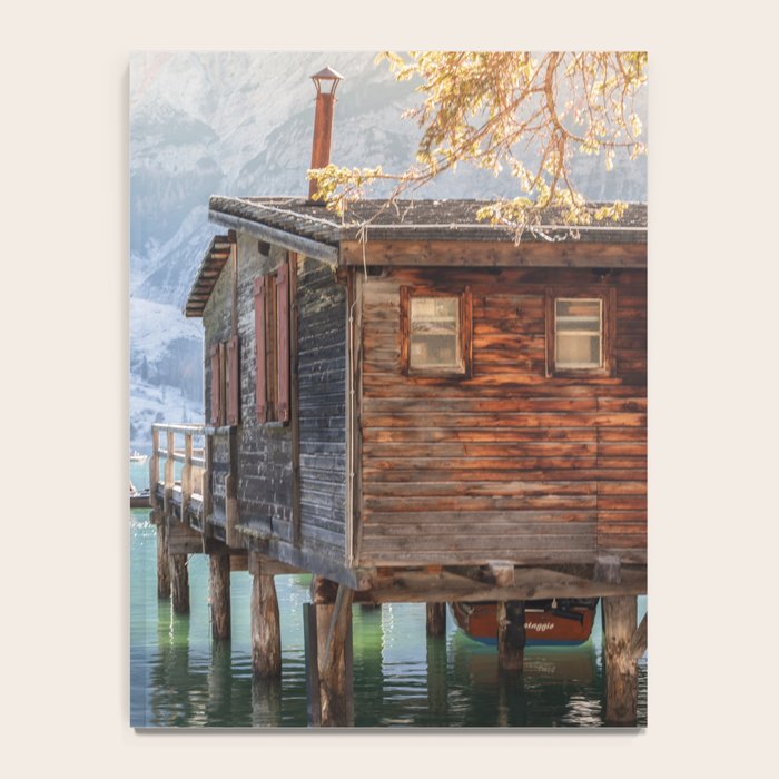 Lake Braies in Autumn - Dolomites Nature Photography Print Notebook Gallery Image 4
