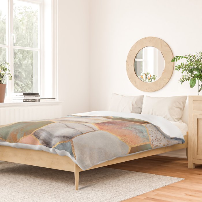 Pretty Hexagons Duvet Cover Gallery Image 2
