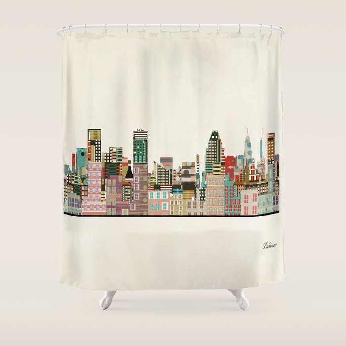 baltimore maryland Shower Curtain Gallery Image 1