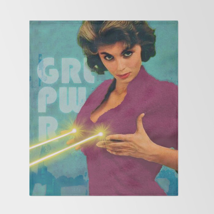 GRL PWR Throw Blanket Gallery Image 2
