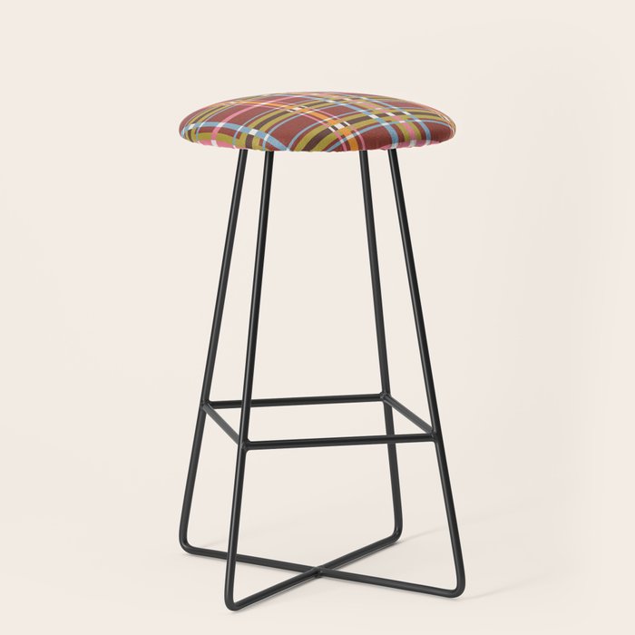 Autumn Tartan Charm Stool Gallery Image 1