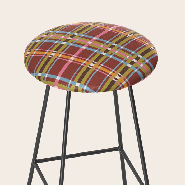 Autumn Tartan Charm Stool Gallery Image 2