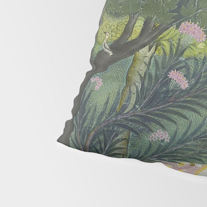 Indian Princess In Bird Garden Pillow Sham Gallery Image 4