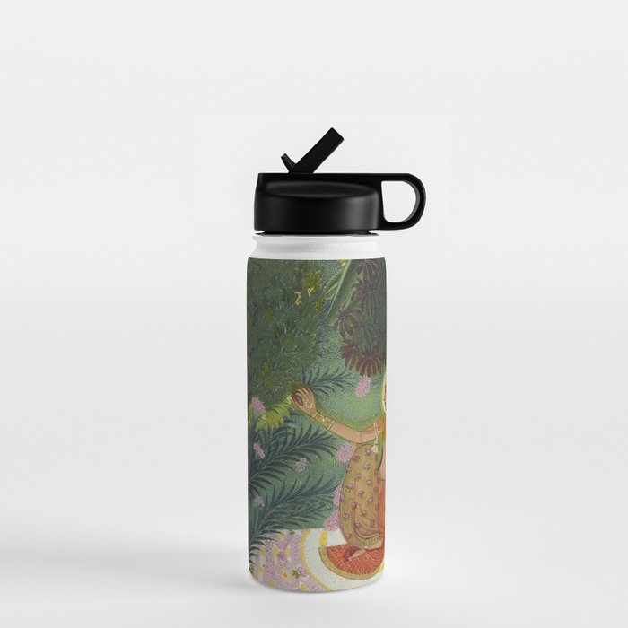 Indian Princess In Bird Garden Water Bottle Gallery Image 1