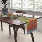 Indian Princess In Bird Garden Table Runner Gallery Image 2